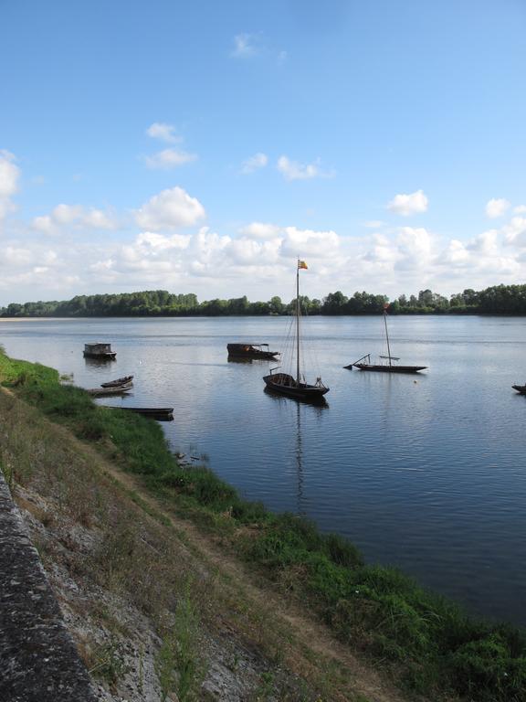 Hotel La Longue Vue Gennes-Val-de-Loire Esterno foto