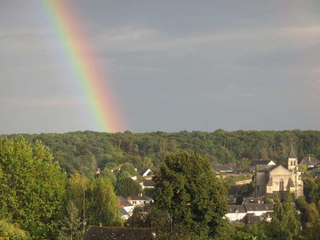 Hotel La Longue Vue Gennes-Val-de-Loire Esterno foto